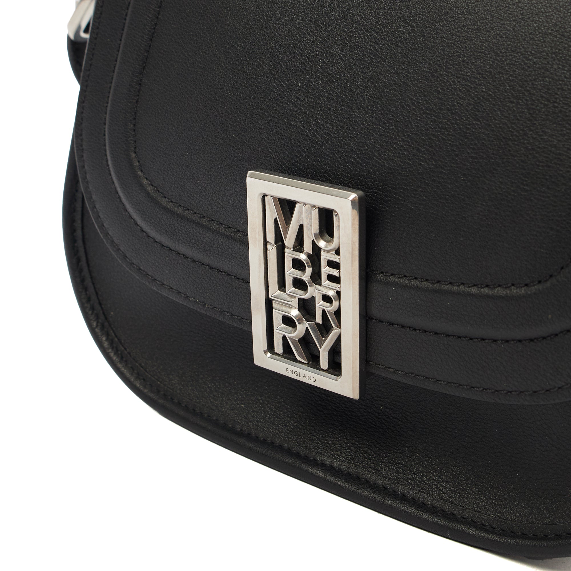 Mulberry Cross Body Sadie in Black, Calfskin Leather — Lifestyle View