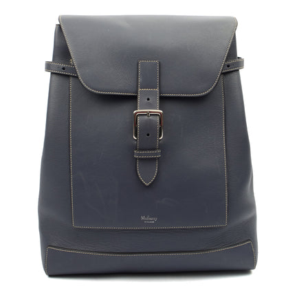 Mulberry Backpack Chiltern Backpack in Blue, Calfskin Leather — Front View