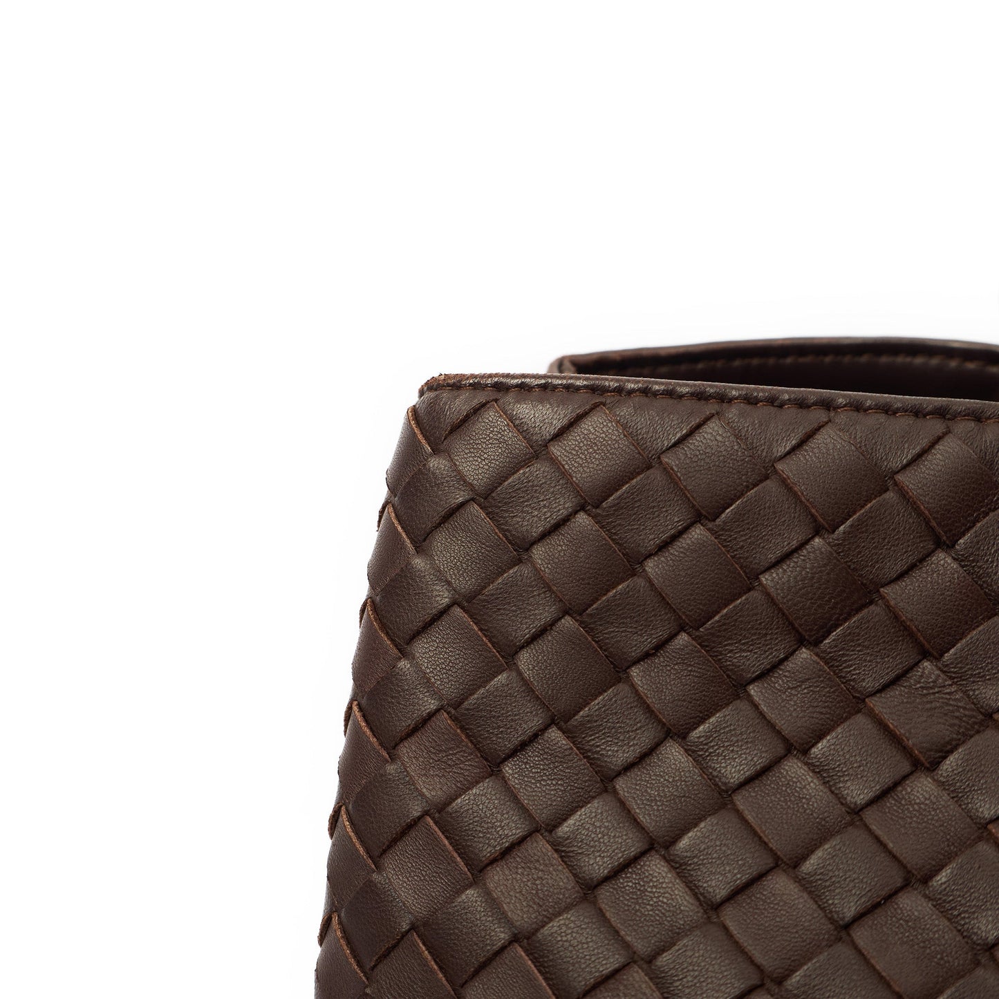 Bottega Veneta Tote Intrecciato Leather Tote in Fondant, Leather — Lifestyle View
