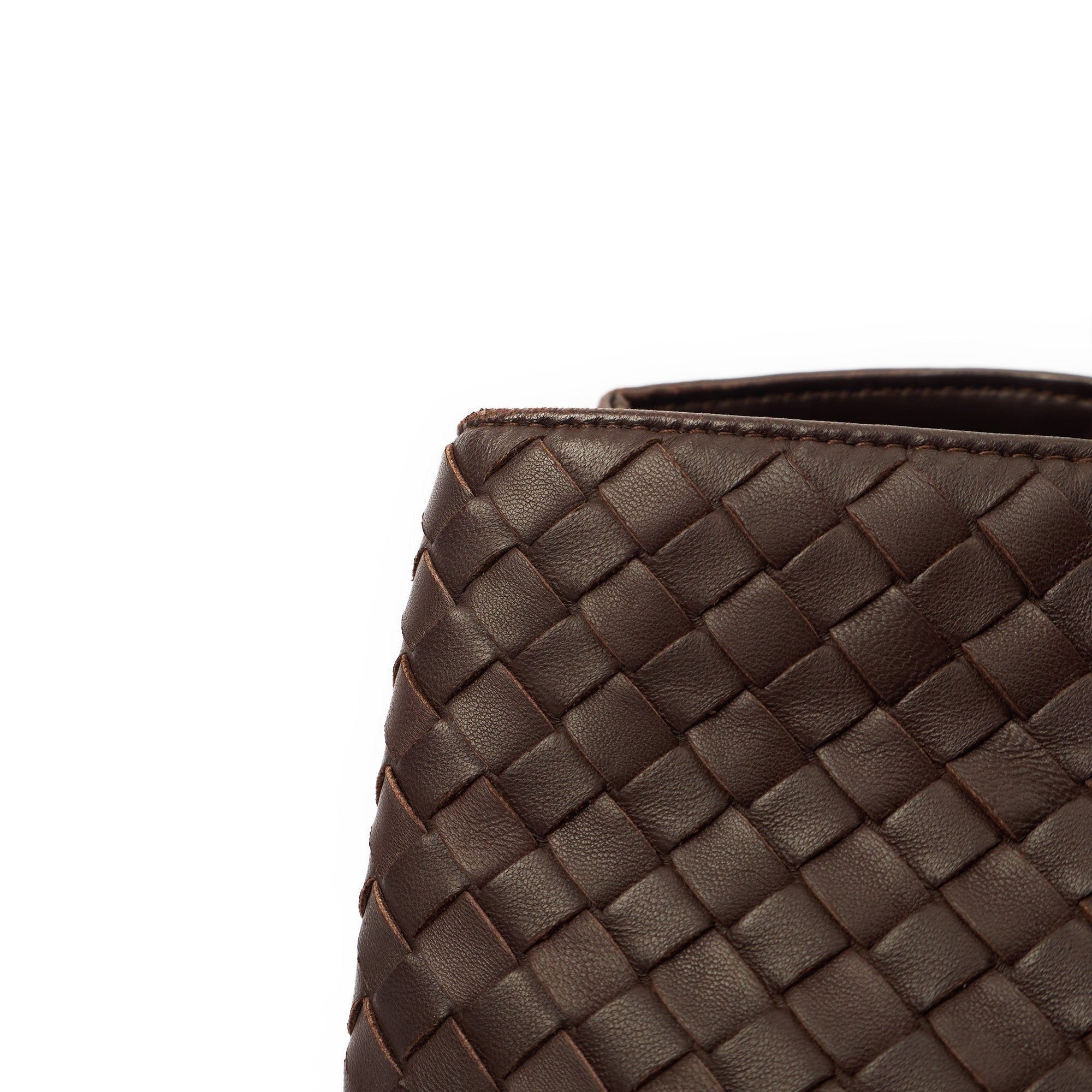 Bottega Veneta Tote Intrecciato Leather Tote in Fondant, Leather — Lifestyle View