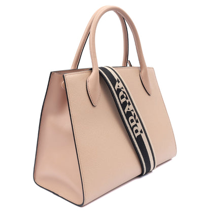 Prada Tote Saffiano Monochrome Bag in Powder Pink, Saffiano Leather — Alternate View 14