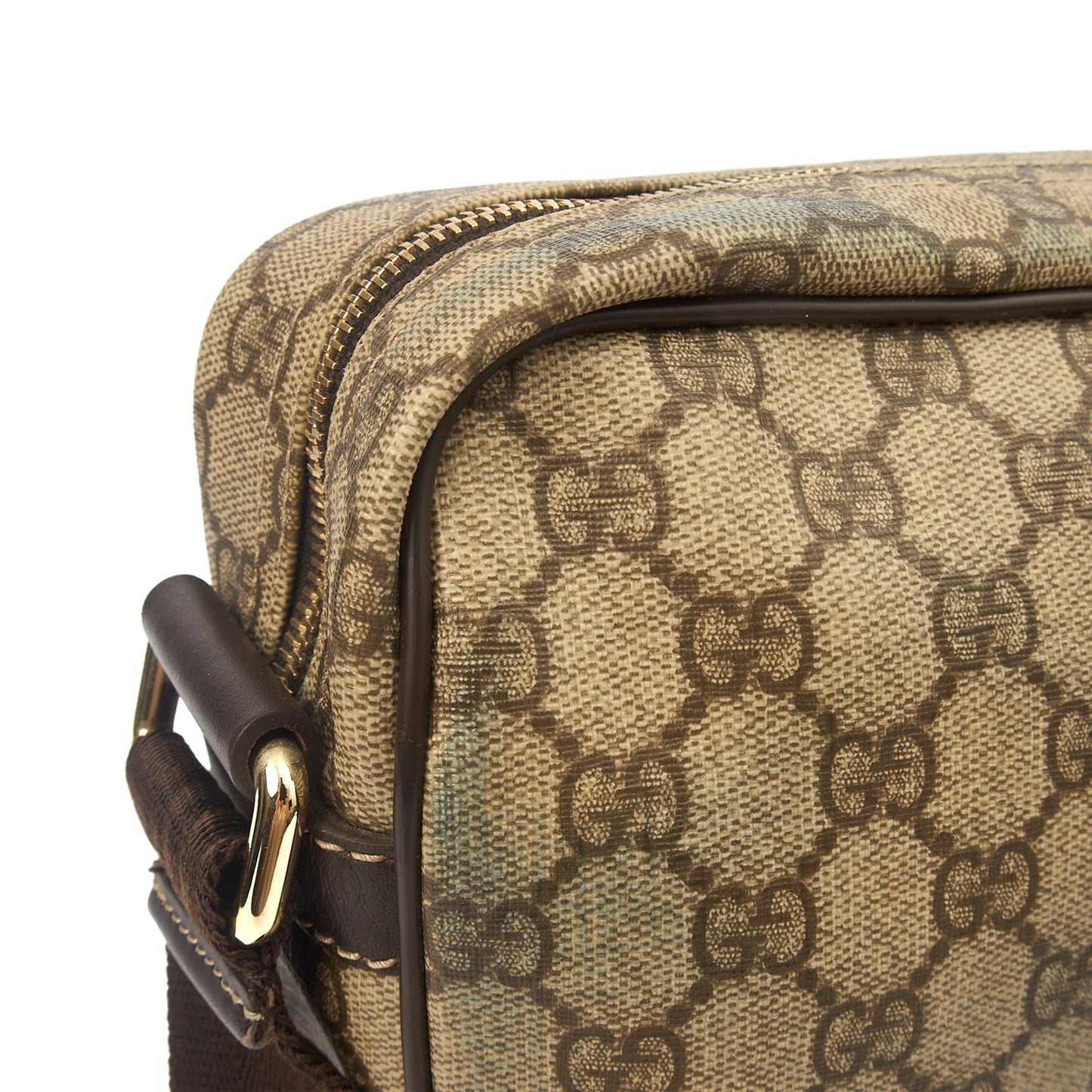 Gucci Cross Body Messenger in GG Supreme, Leather — Alternate View 12