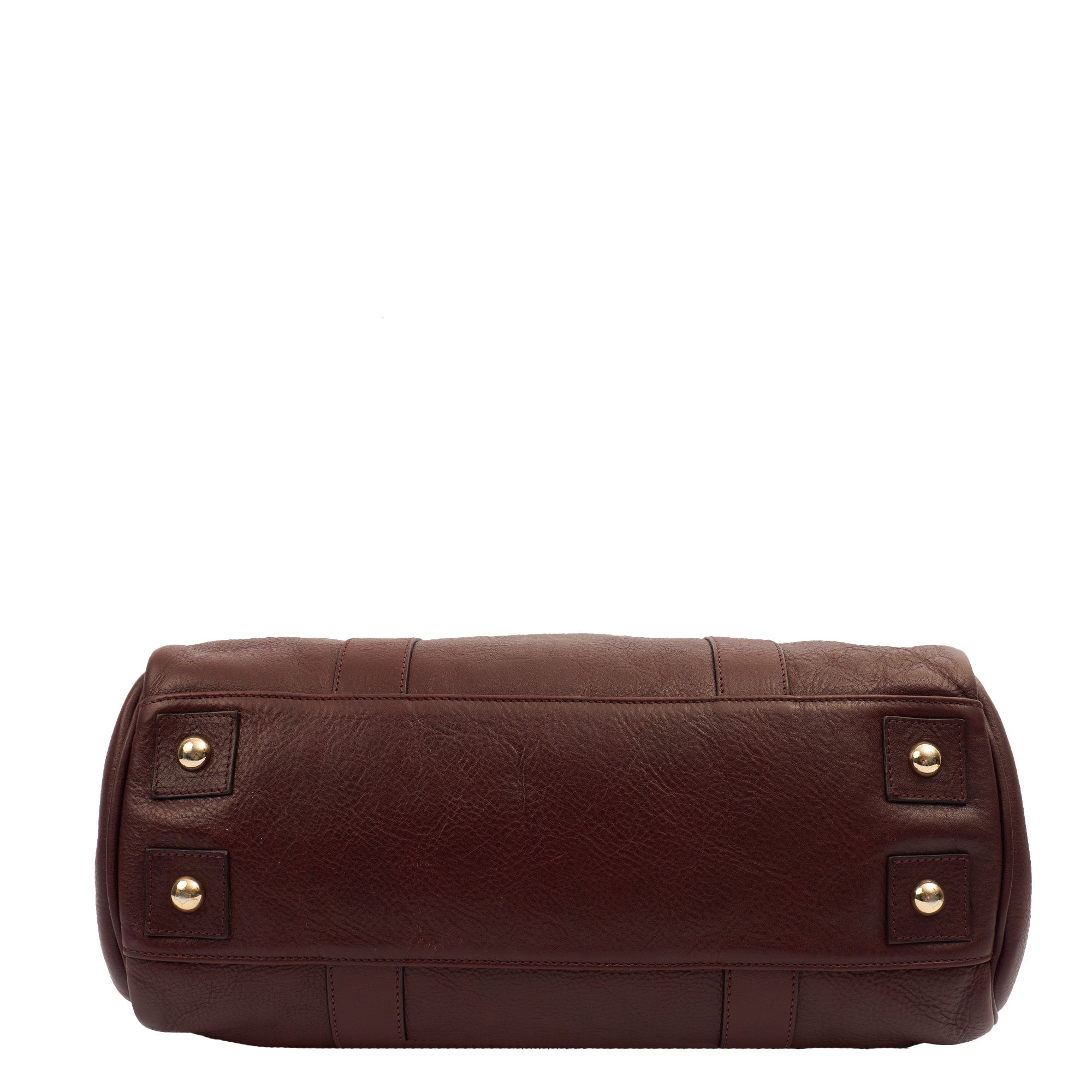 Mulberry Tote Bayswater Heritage in Red, Leather — Detail View