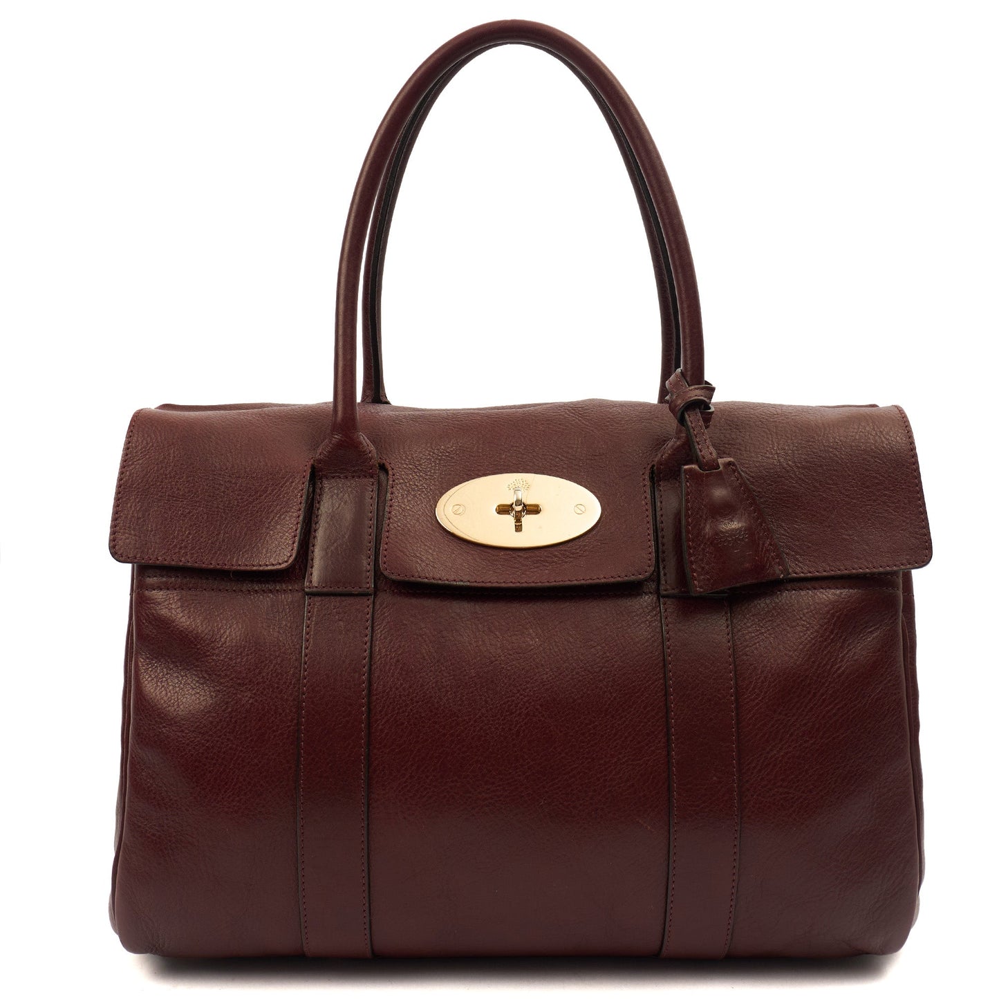 Mulberry Tote Bayswater Heritage in Red, Leather — Front View