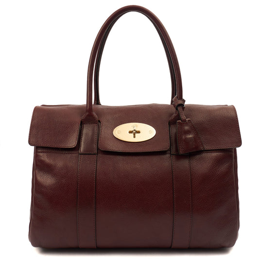 Mulberry Tote Bayswater Heritage in Red, Leather — Front View