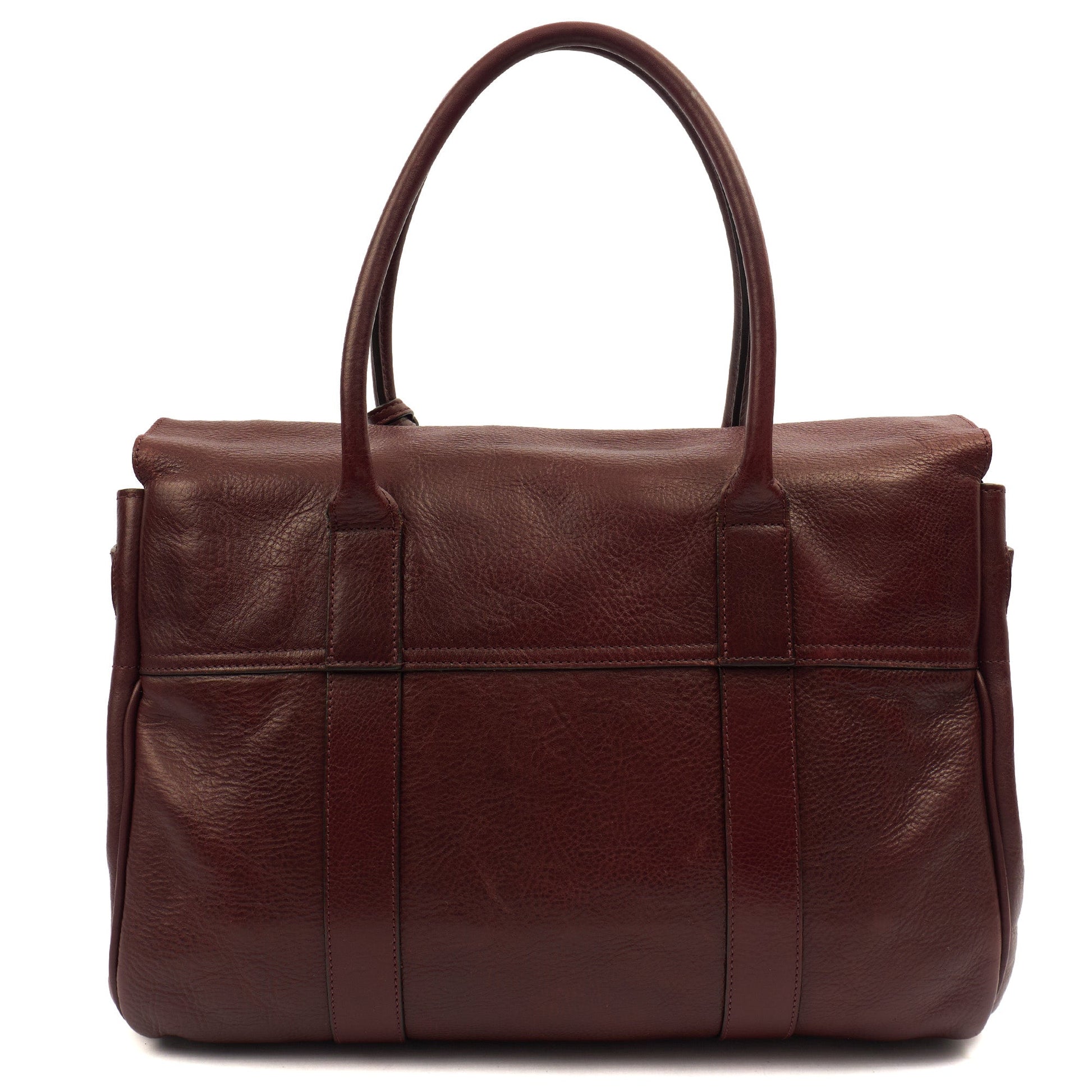 Mulberry Tote Bayswater Heritage in Red, Leather — Top View