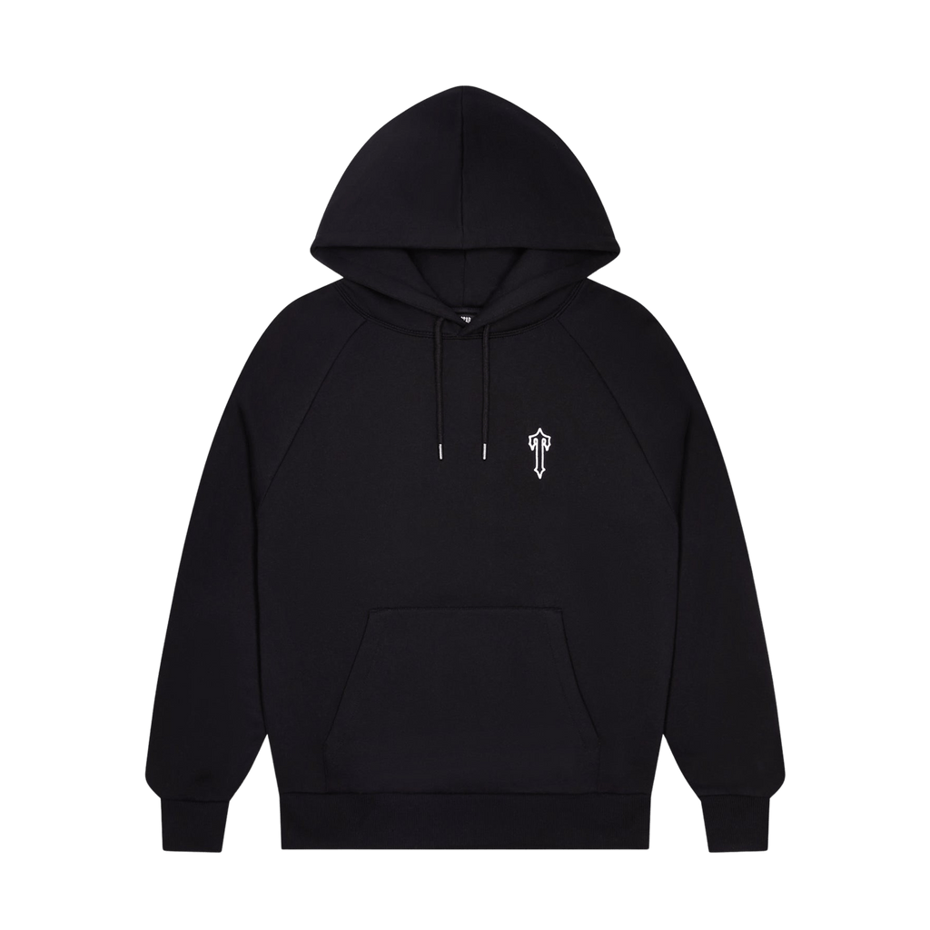 Trapstar Foundation Hoodie 'Black' — XXS — Front View