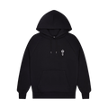 Trapstar Foundation Hoodie 'Black' — XXS — Front View