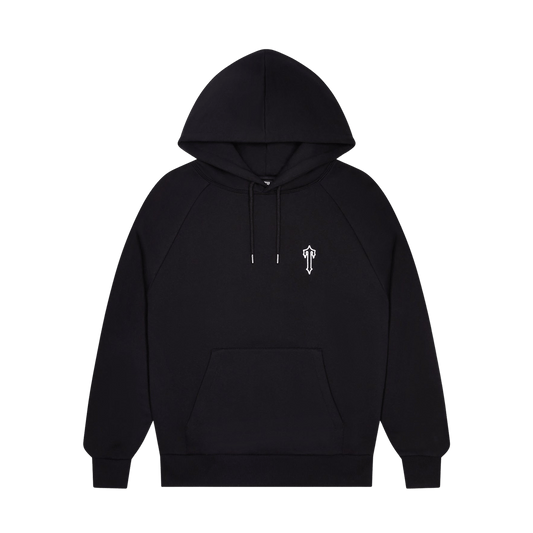 Trapstar Foundation Hoodie 'Black' — XXS — Front View
