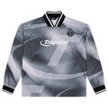 Trapstar Hyperdrive Football Jersey 'Black' — XXS — Front View