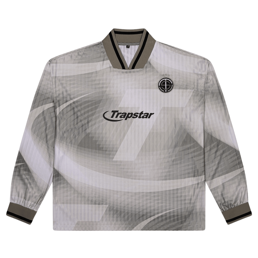 Trapstar Hyperdrive Football Jersey 'Khaki' — XXS — Front View