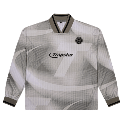 Trapstar Hyperdrive Football Jersey 'Khaki' — XXS — Front View
