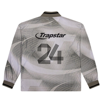 Trapstar Hyperdrive Football Jersey 'Khaki' — XXS — Side View