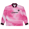 Trapstar Hyperdrive Football Jersey 'Pink' — XXS — Front View
