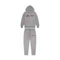 Trapstar Hyperdrive Monochrome Tracksuit 'Grey' — XXS — Front View