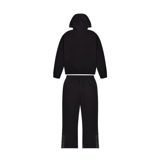 Trapstar Hyperdrive Shell Tracksuit 'Black' — XXS — Side View