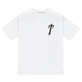 Trapstar Liquid Chrome Tee 'White' — XXS — Front View