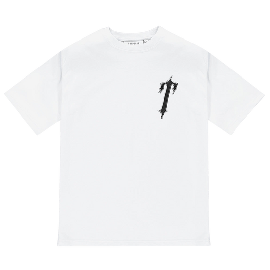 Trapstar Liquid Chrome Tee 'White' — XXS — Front View