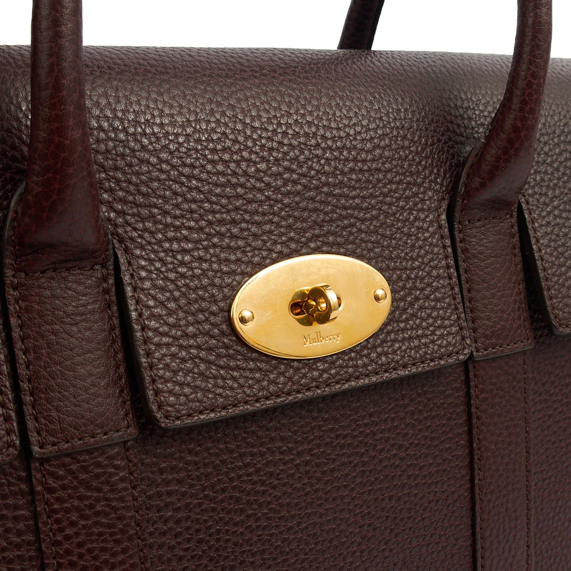 Mulberry Tote Bayswater with Strap in Oxblood, Calfskin Leather — Alternate View 12