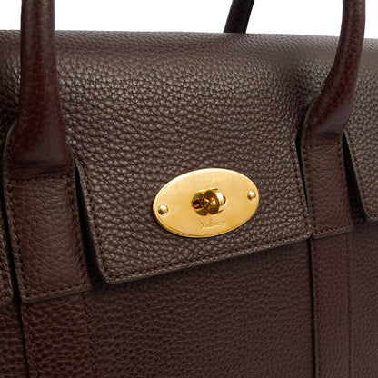 Mulberry Tote Bayswater with Strap in Oxblood, Calfskin Leather — Alternate View 12