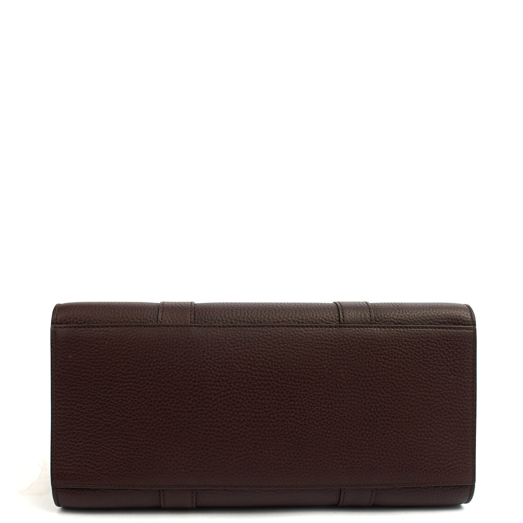 Mulberry Tote Bayswater with Strap in Oxblood, Calfskin Leather — Top View