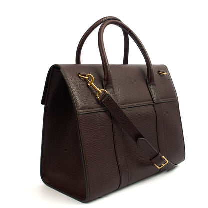 Mulberry Tote Bayswater with Strap in Oxblood, Calfskin Leather — Alternate View 8