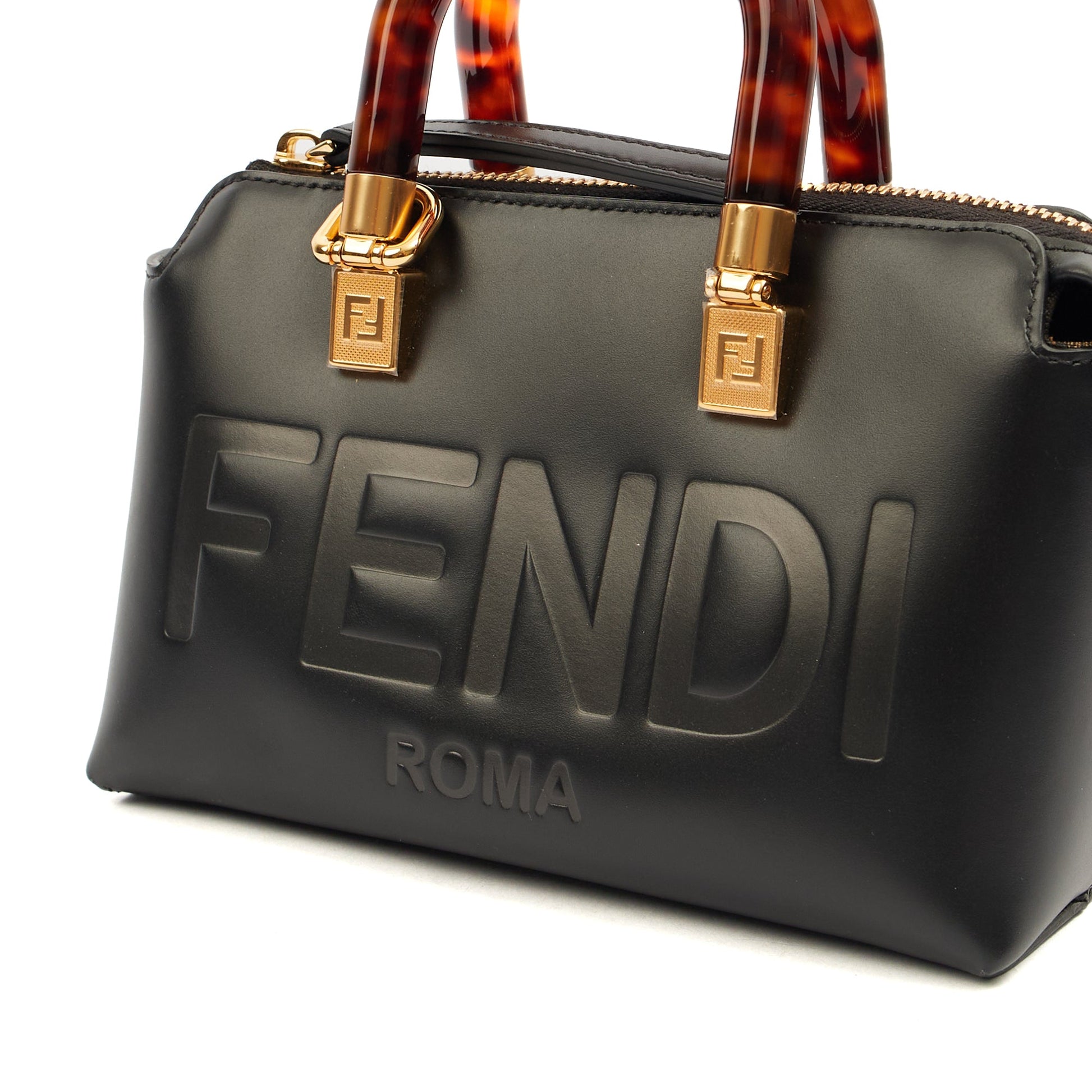 Fendi Mini Bag By The Way - Mini in Black, Leather — Alternate View 7