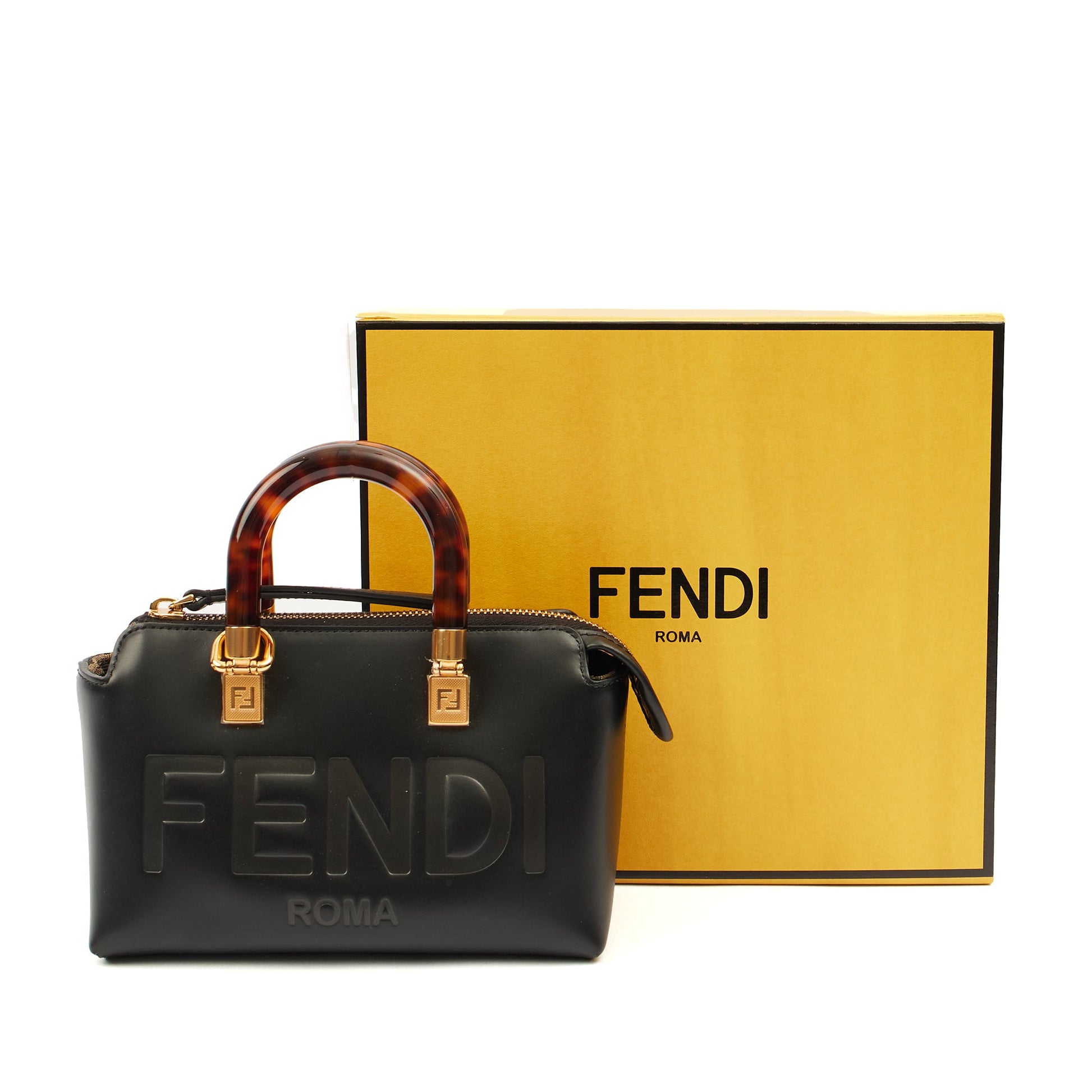 Fendi Mini Bag By The Way - Mini in Black, Leather — Alternate View 14