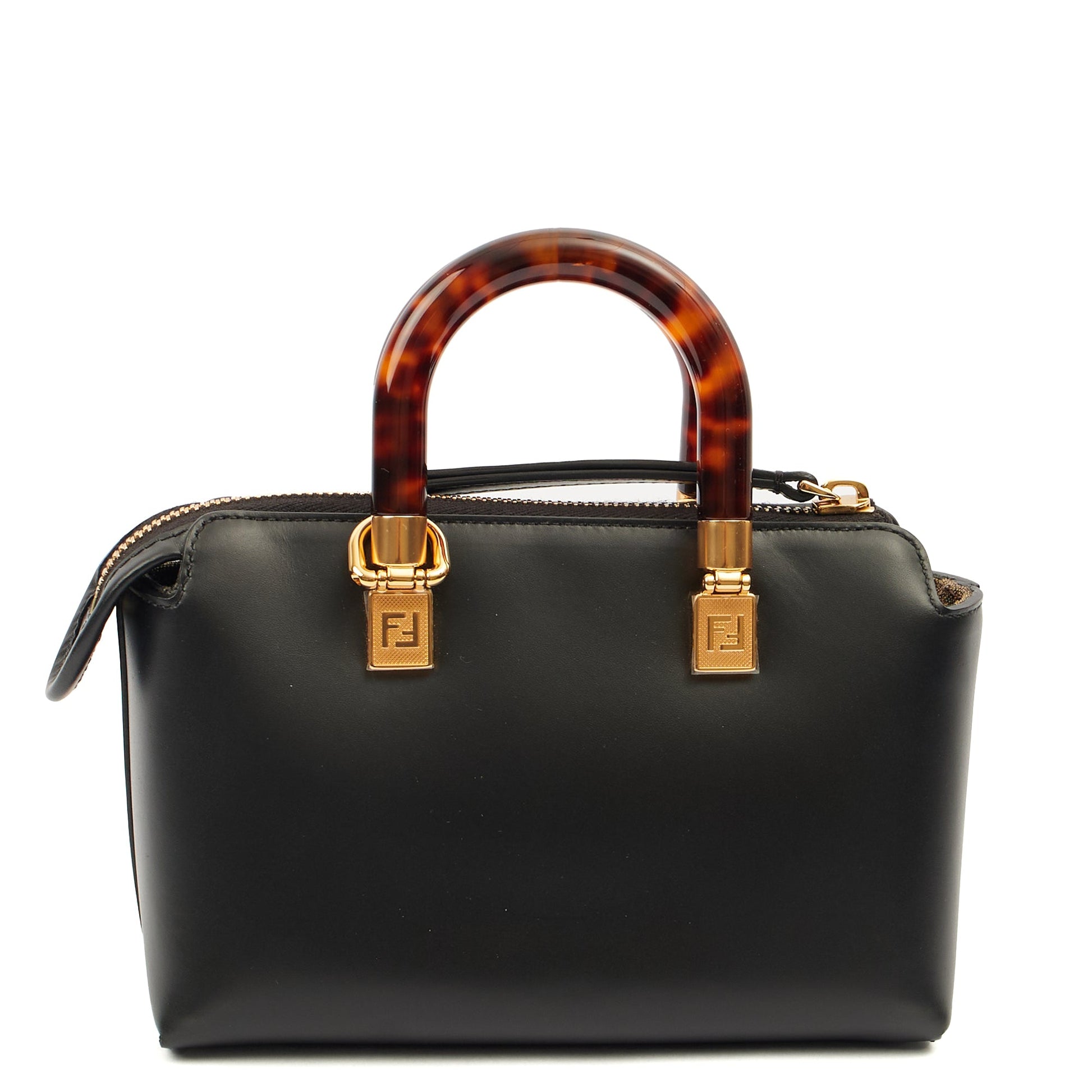 Fendi Mini Bag By The Way - Mini in Black, Leather — Back View