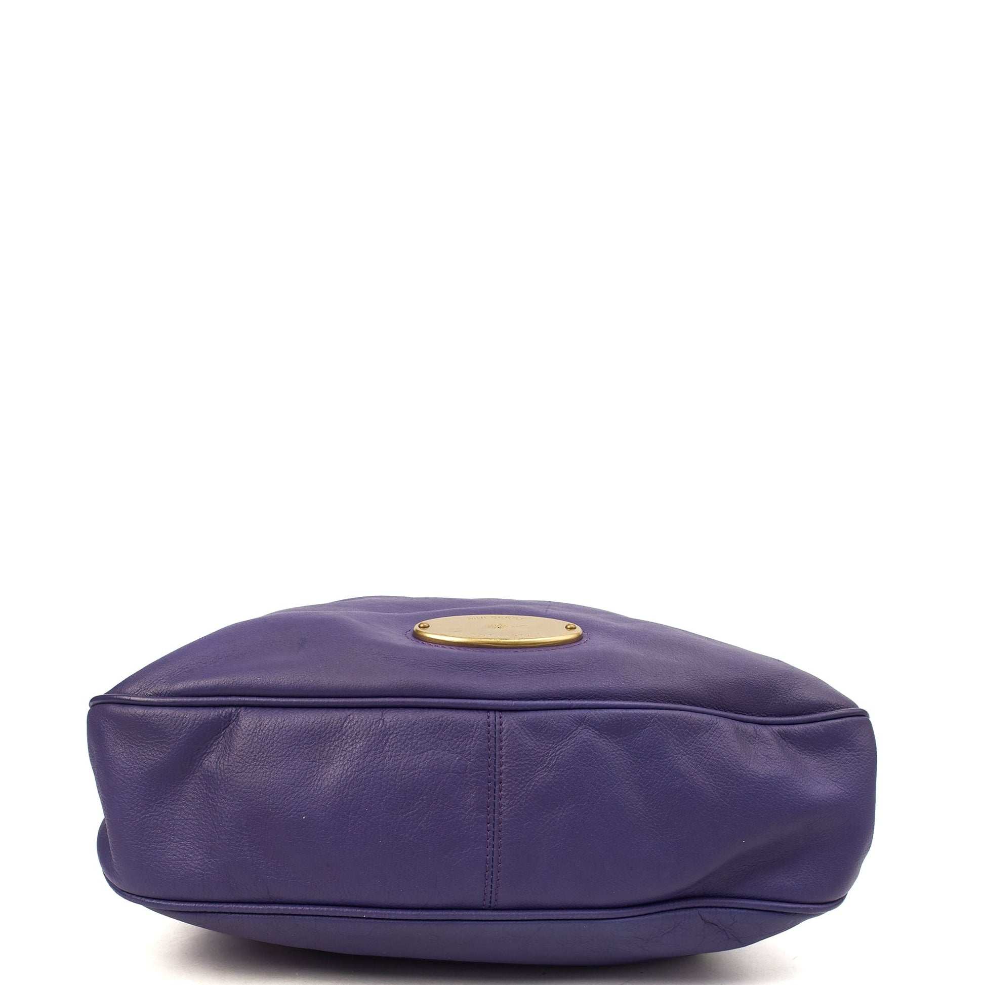 Mulberry Tote Mitzy Tote in Purple, Calfskin Leather — Top View