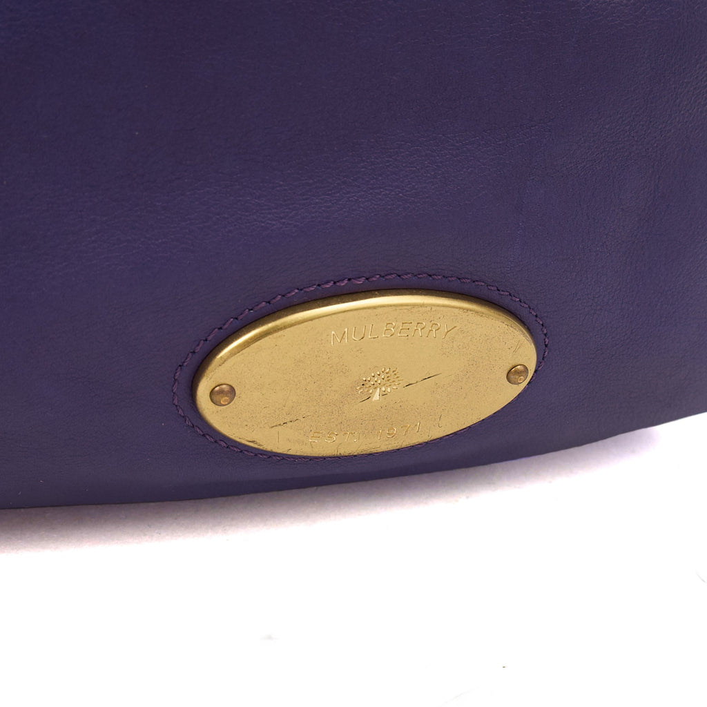 Mulberry Tote Mitzy Tote in Purple, Calfskin Leather — Alternate View 12