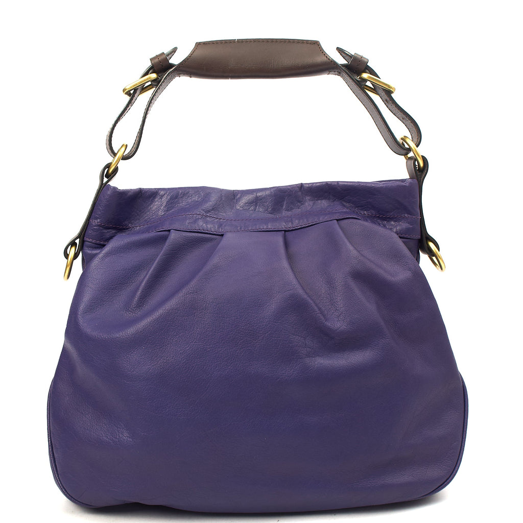 Mulberry Tote Mitzy Tote in Purple, Calfskin Leather — Alternate View 9