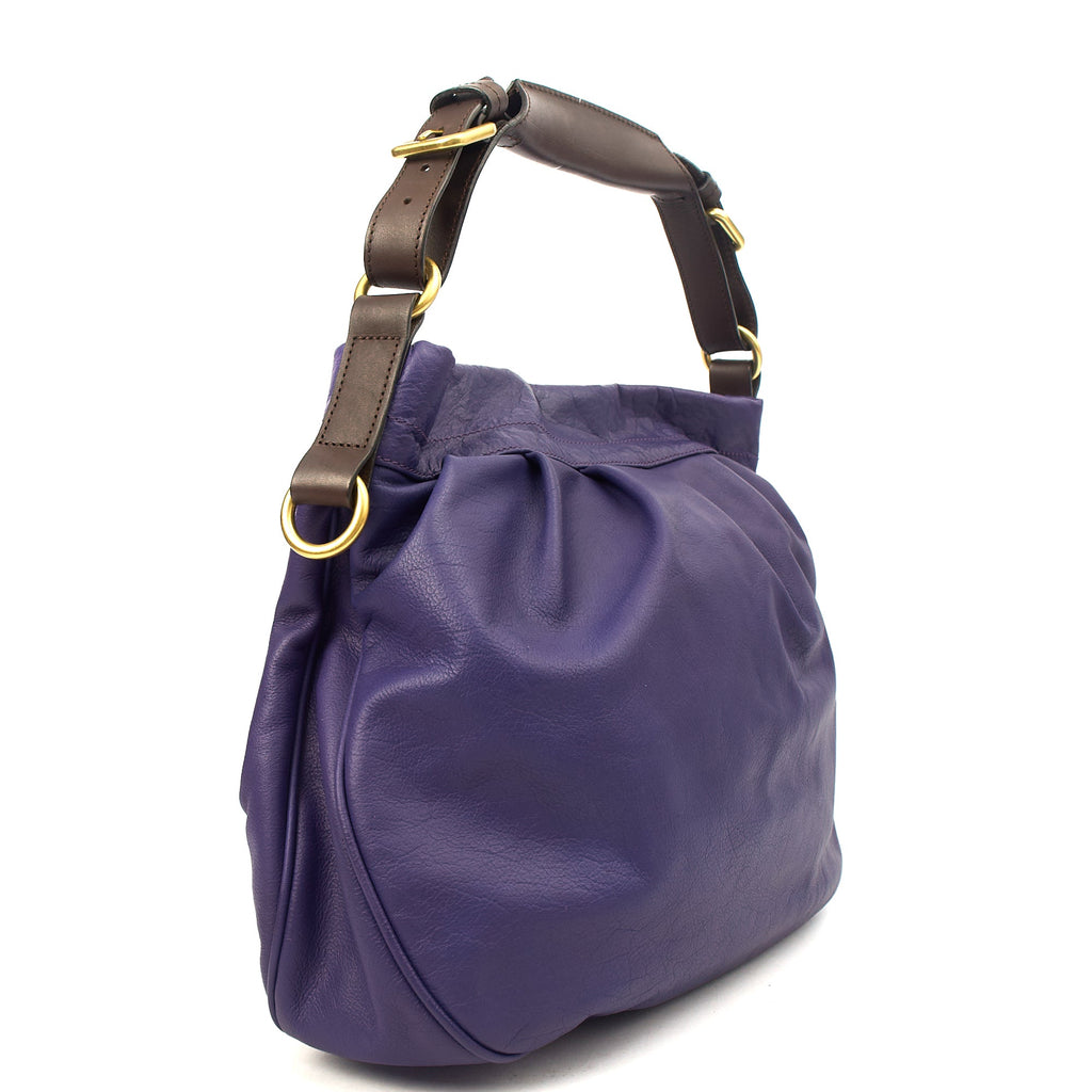 Mulberry Tote Mitzy Tote in Purple, Calfskin Leather — Alternate View 8