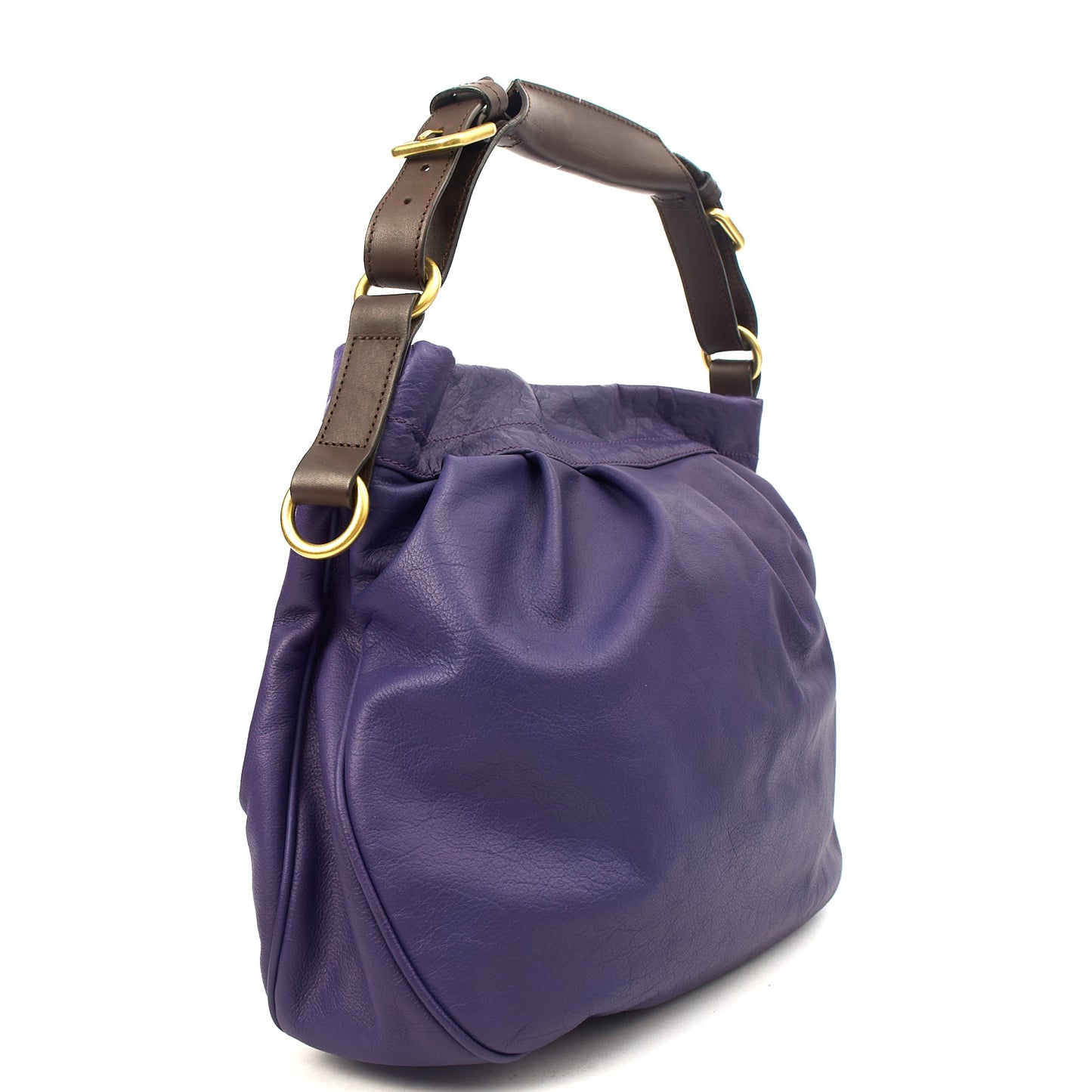Mulberry Tote Mitzy Tote in Purple, Calfskin Leather — Alternate View 8
