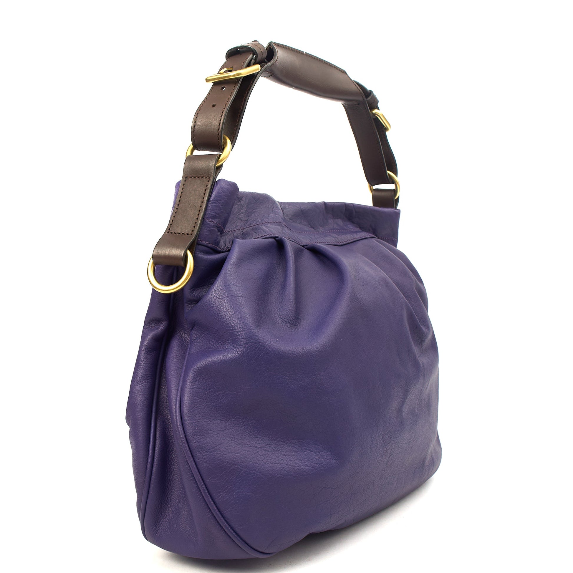 Mulberry Tote Mitzy Tote in Purple, Calfskin Leather — Alternate View 8