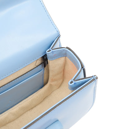 Gucci Top Handle Bamboo Top Handle in Blue, Patent Leather — Alternate View 11