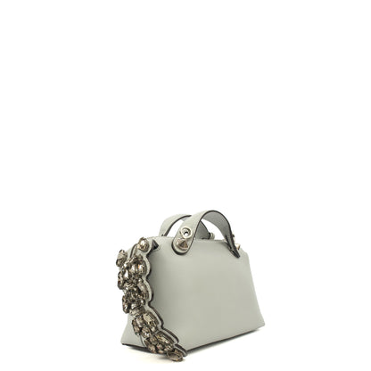 Fendi Cross Body By The Way - Mini in Grey, Leather — Side View