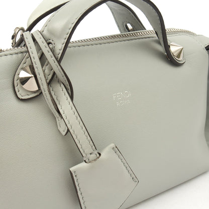 Fendi Cross Body By The Way - Mini in Grey, Leather — Alternate View 7