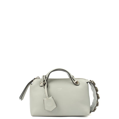 Fendi Cross Body By The Way - Mini in Grey, Leather — Front View