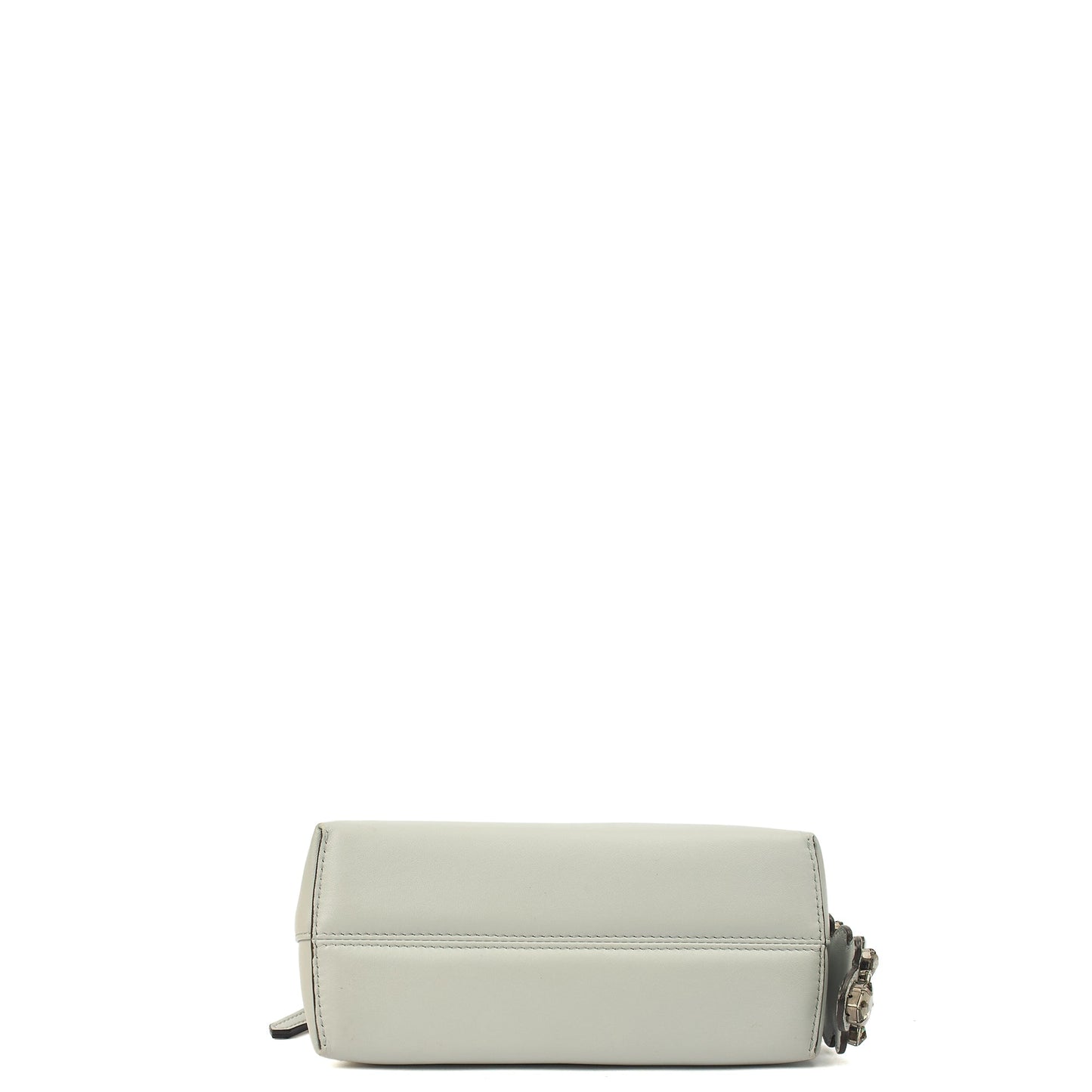 Fendi Cross Body By The Way - Mini in Grey, Leather — Top View