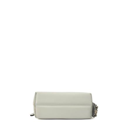 Fendi Cross Body By The Way - Mini in Grey, Leather — Top View