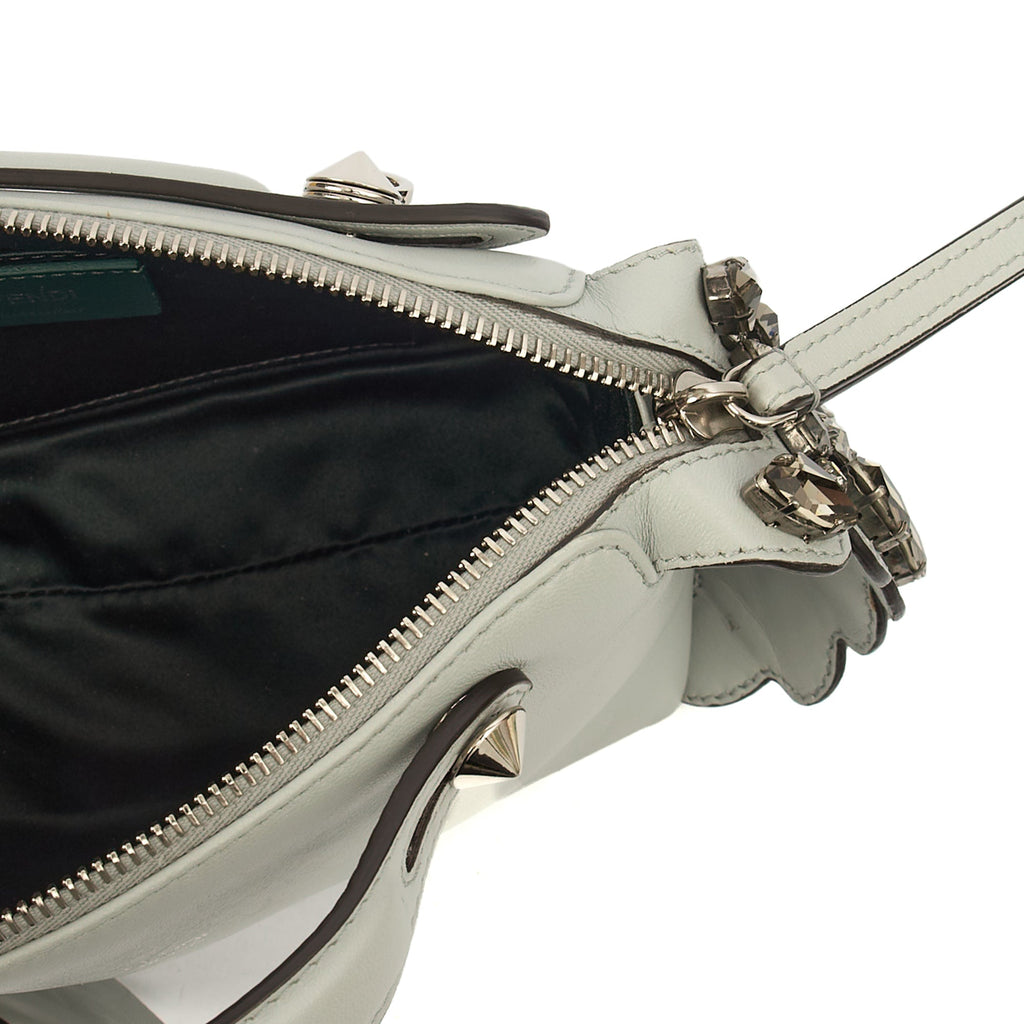 Fendi Cross Body By The Way - Mini in Grey, Leather — Alternate View 8