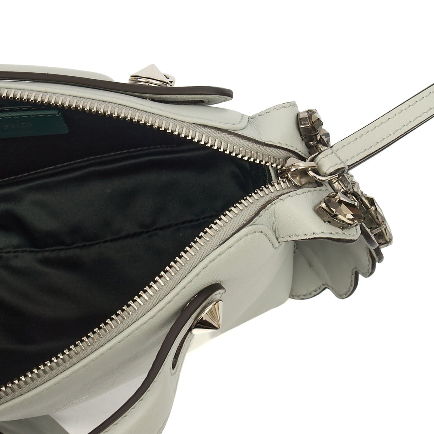 Fendi Cross Body By The Way - Mini in Grey, Leather — Alternate View 8