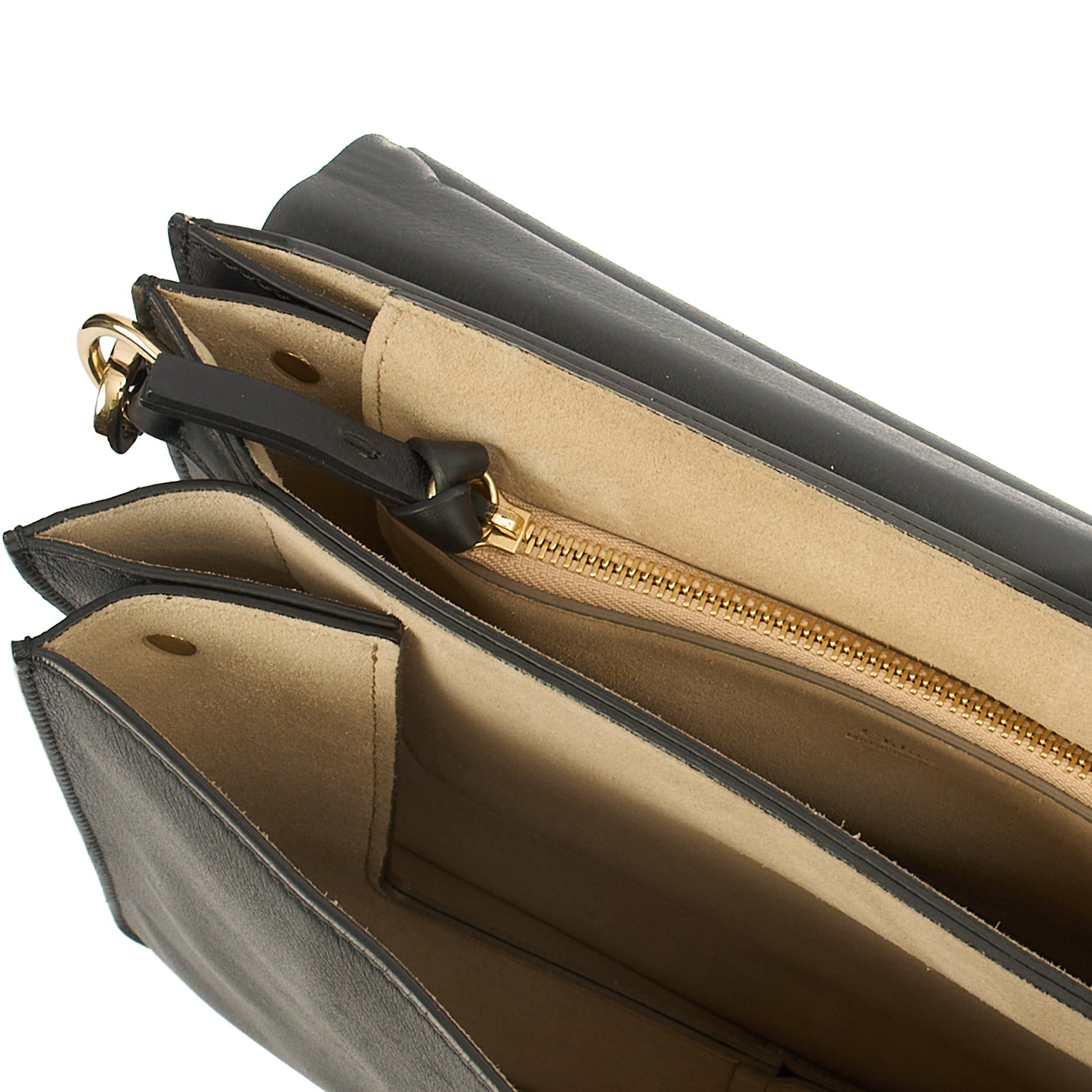 Chloe Shoulder Bag Faye - Medium in Black, Leather — Alternate View 11