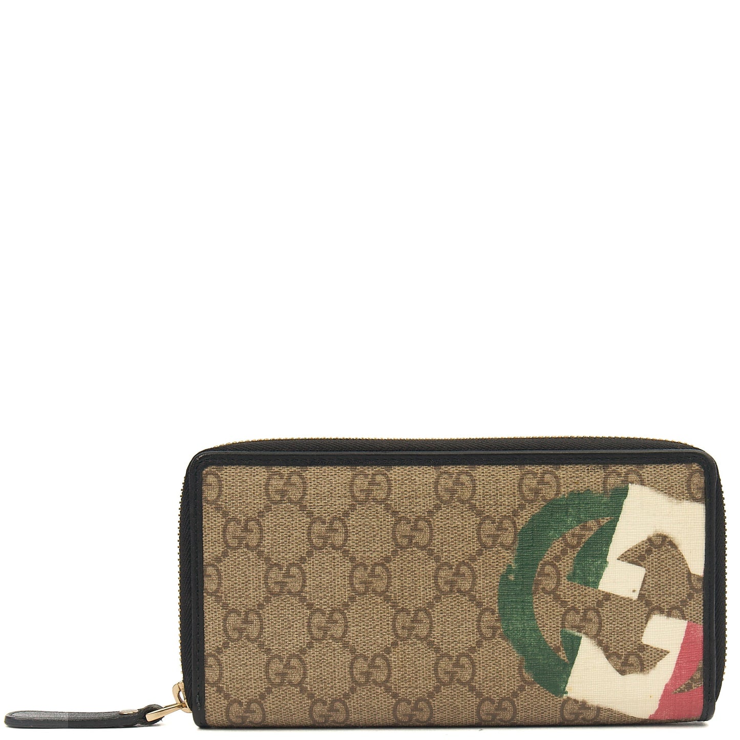 Gucci Wallet Guccissima Zip Around Wallet in GG Supreme, Leather — Alternate View 7