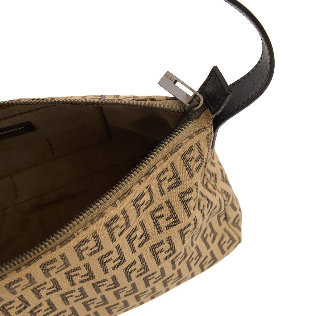 Fendi Shoulder Bag Vintage Zucca Shoulder Bag in Zucca FF, Canvas — Alternate View 7