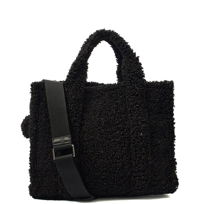Marc Jacobs Tote The Tote Bag in Black, Fabric — Back View