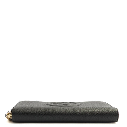 Gucci Wallet Soho Continental Wallet in Black, Leather — Top View
