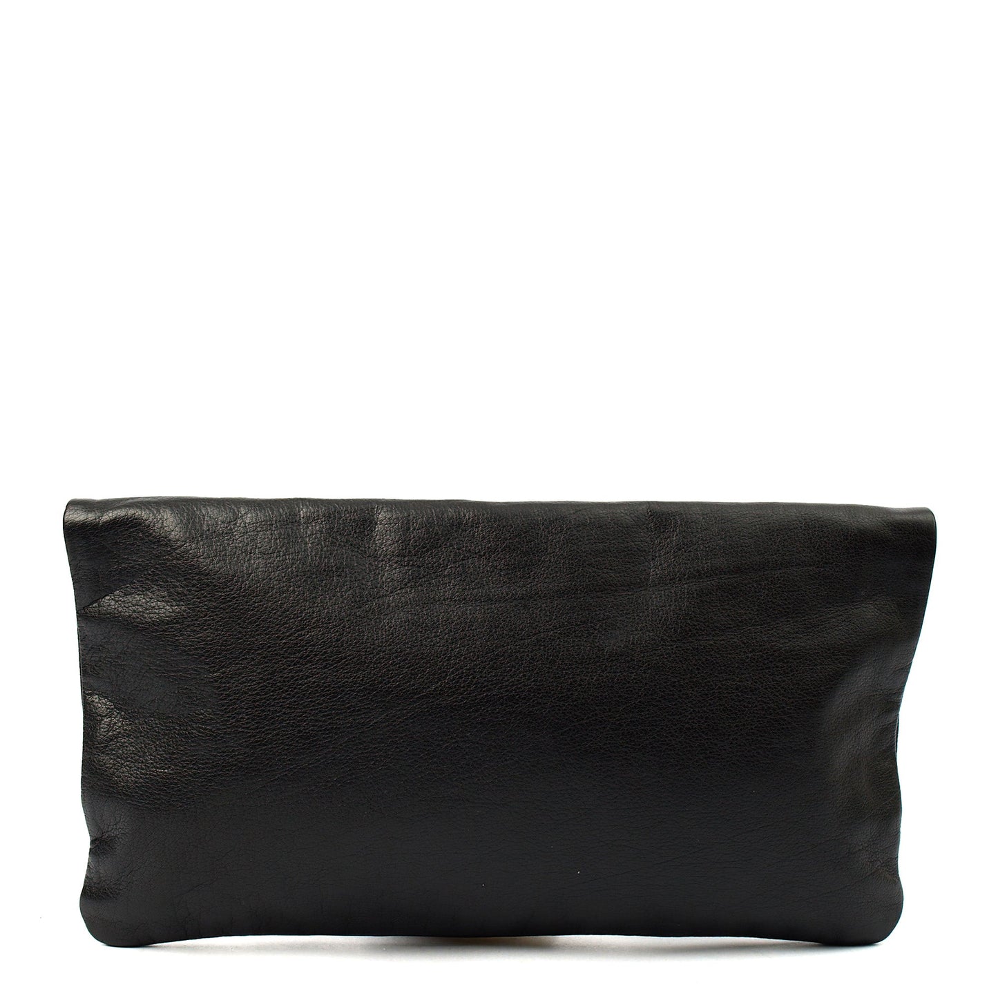 Mulberry Clutch Postman's Lock Clutch in Black, Calfskin Leather — Top View