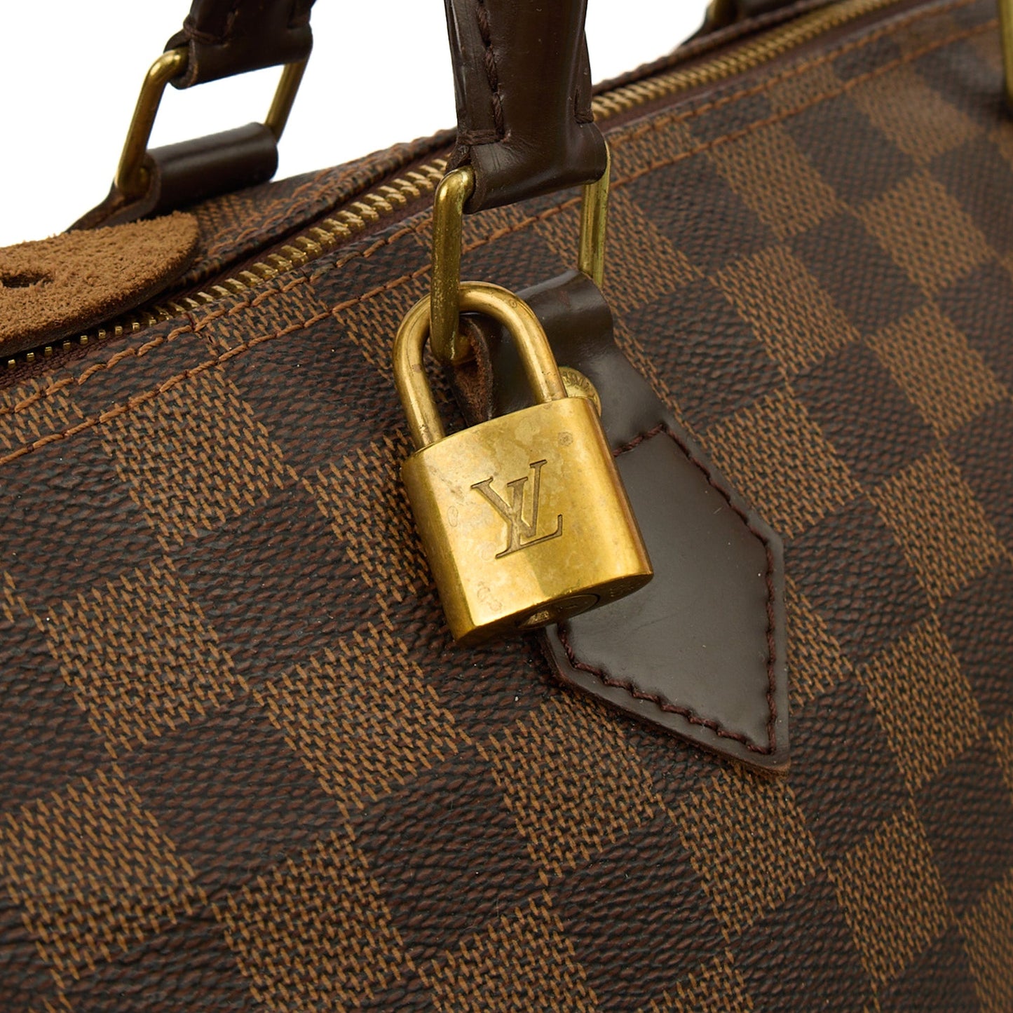 Louis Vuitton Speedy 35 in Damier, Canvas — Side View